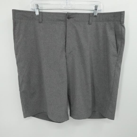 Ben Hogan Shorts Mens 42 Gray Stretch Performance Golf Chino Outdoor Casual - Picture 1 of 13